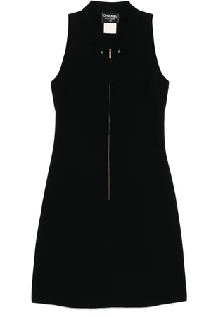 CHANEL 1990-2000s sleeveless dress