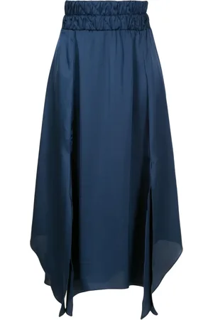 Lethicia Bronstein Bardot asymmetric-hem midi skirt