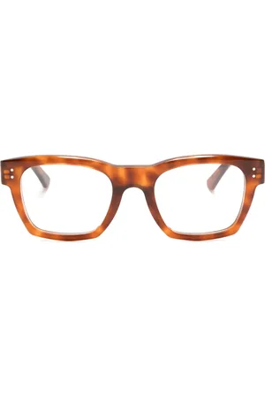 Marni Tortoiseshell rectangle-frame glasses