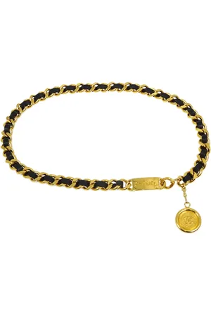 CHANEL 1990-2000 Medallion chain belt