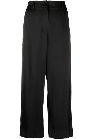 Max Mara Monza satin cropped trousers