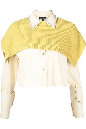 Izaak Azanei Knit cape shirt