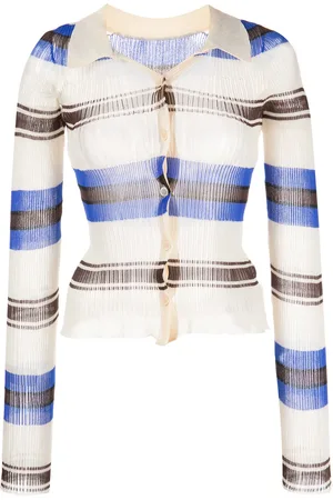 Jacquemus Ribbed-knit striped top