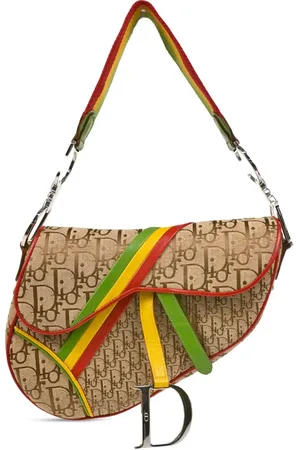 Dior 2004 Rasta Oblique Saddle shoulder bag
