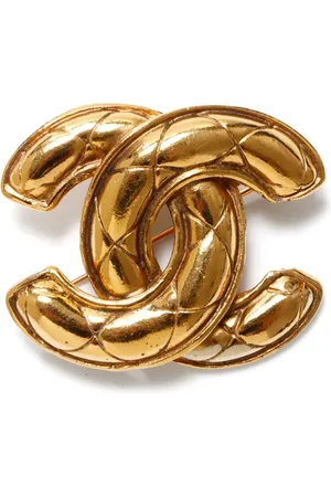 CHANEL 1990s CC brooch