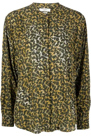Isabel Marant Catchell leaf-print shirt