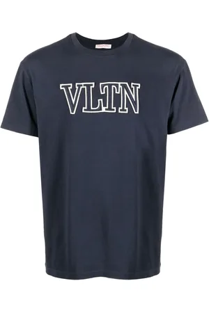 VALENTINO GARAVANI VLTN logo-embroidered T-shirt