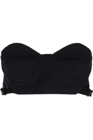 Rokh Belt-strap detailed cropped top