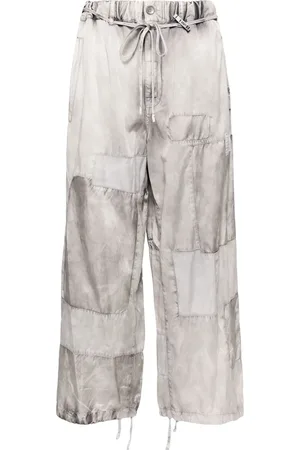 Maison Mihara Yasuhiro Repair satin pants