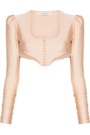 Serafini Pleated crop top