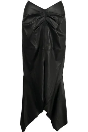 MATICEVSKI Analogy leather midi skirt