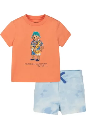 Ralph Lauren Polo Bear tie-dye two-piece set