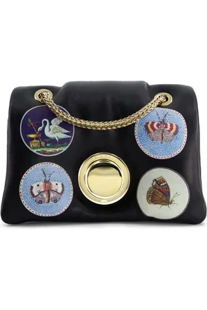 Giambattista Valli Mini Airbag Micromosaic-print shoulder bag