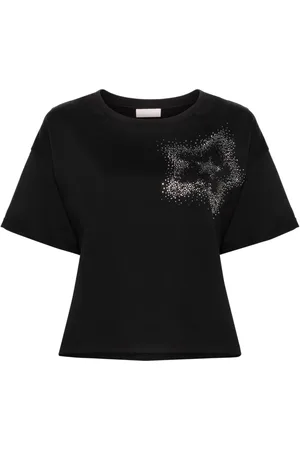 Liu Jo Rhinestone-embellished cotton T-shirt
