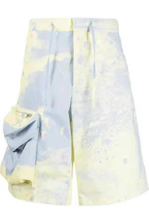 OAMC Gradient-effect cotton track shorts