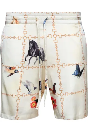 Nahmias Wildlife-print shorts