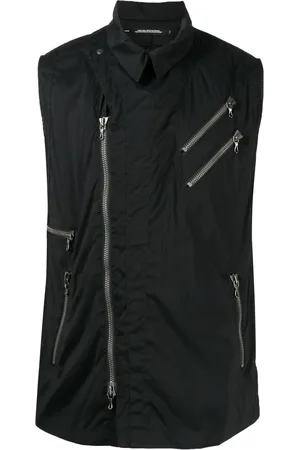 JULIUS Multiple-pocket zip-up gilet