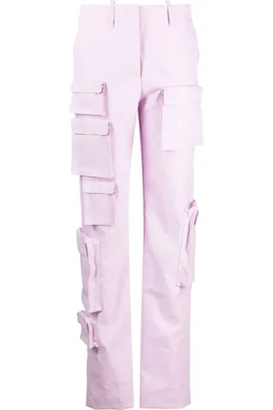 OFF-WHITE High-waisted cargo trousers