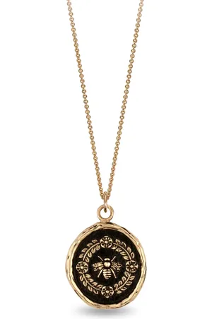 Pyrrha 14K yellow Honeybee Talisman necklace