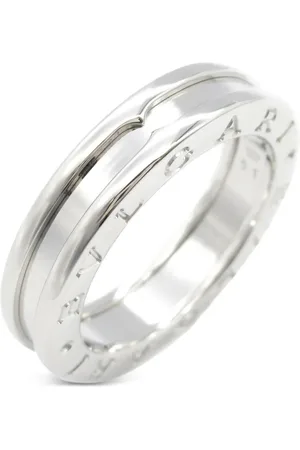Bvlgari 2010s 18K white gold B.zero1 ring