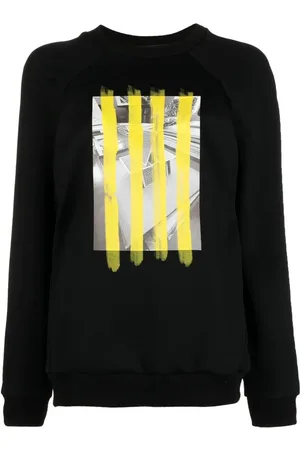 Plan C Graphic-print detail sweatshirt