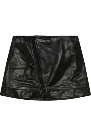 Simkhai Hannah faux-leather mini skirt