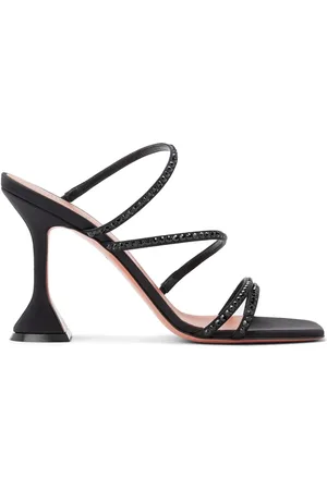 Amina Muaddi 100mm Naima crystal-embellished sandals
