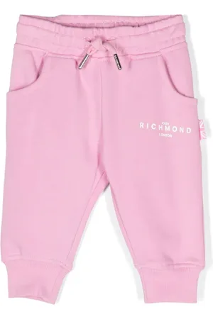John Richmond Logo-print cotton track pants