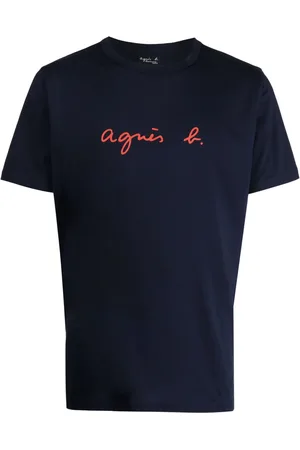 AGNÈS B. Logo-print cotton T-shirt