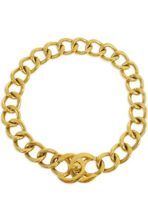 CHANEL 1995 Interlocking CC-turn lock bracelet