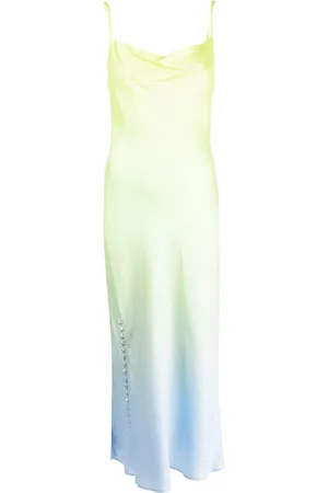 OLIVIA RUBIN Lia cowl-neck midi dress