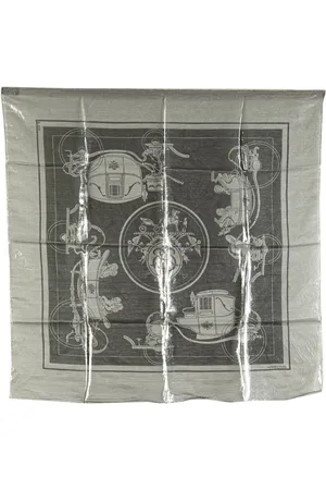 Hermès 20th Century Ex Libris Glam Silk Scarf scarves