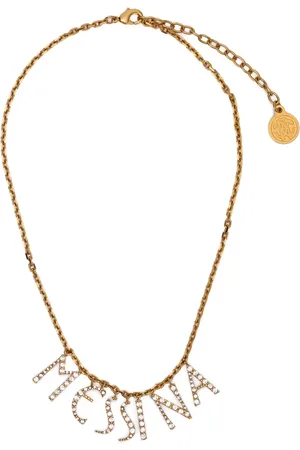 Roberto Cavalli Letter-pendant necklace