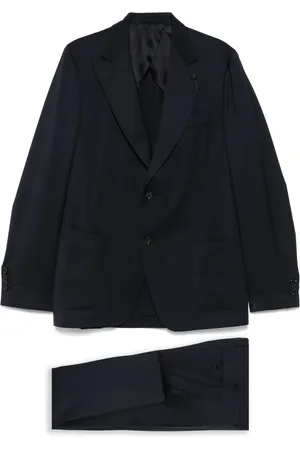 LARDINI Brooch-detail suit
