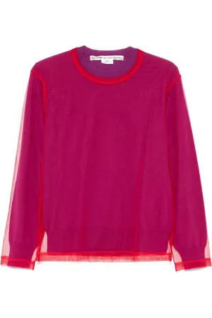 Comme des Garçons Tulle-overlay top