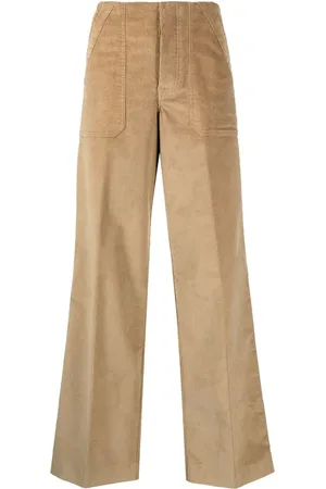 Moncler High-waisted straight trousers