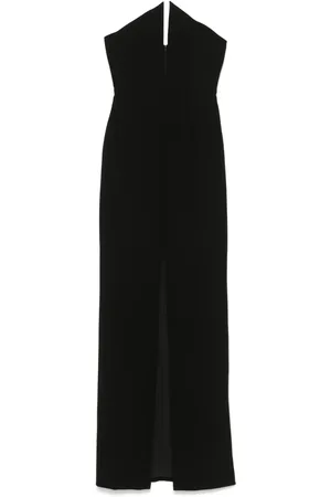 Monot Spike-neckline gown