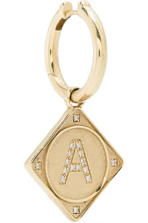Lauren Rubinski 14K yellow Bruno diamond single earring