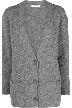 Dorothee Schumacher Flower Sparkle jacquard-pattern lurex cardigan