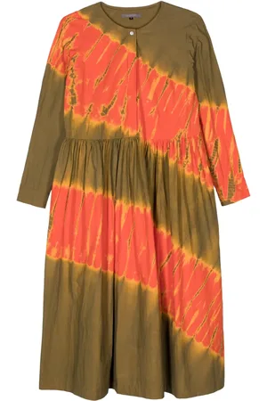 SUZUSAN Tie-dye midi dress