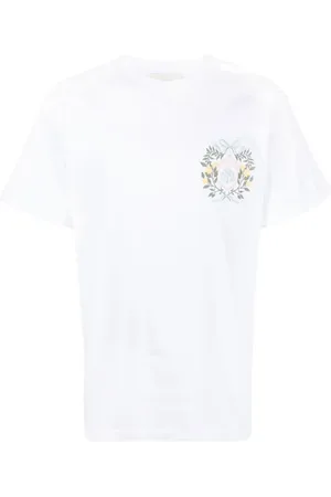 MOUTY Logo-embroidered cotton T-shirt
