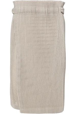 Issey Miyake Light Mesh pleated skirt