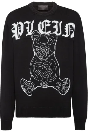 Philipp Plein Teddy bear-print wool jumper