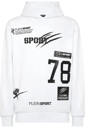 Philipp Plein Logo-lettering fleece hoodie