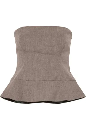 Beaufille Francis twill bandeau top