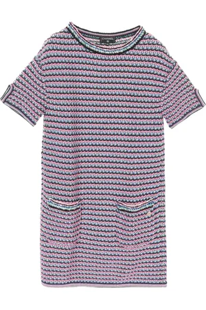 CHANEL 1986-1988 striped mini dress