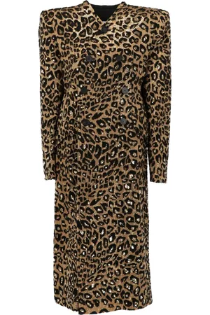 Balenciaga 2020s animal-print coat
