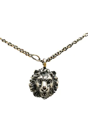 Gucci 1990-2024 Lion Head Pendant Necklace costume necklace