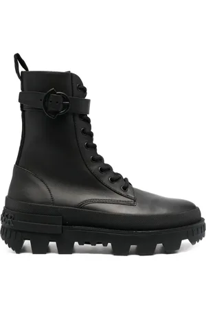 Moncler Calf leather lace-up boots