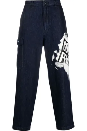 Wtaps Logo-print cotton trousers